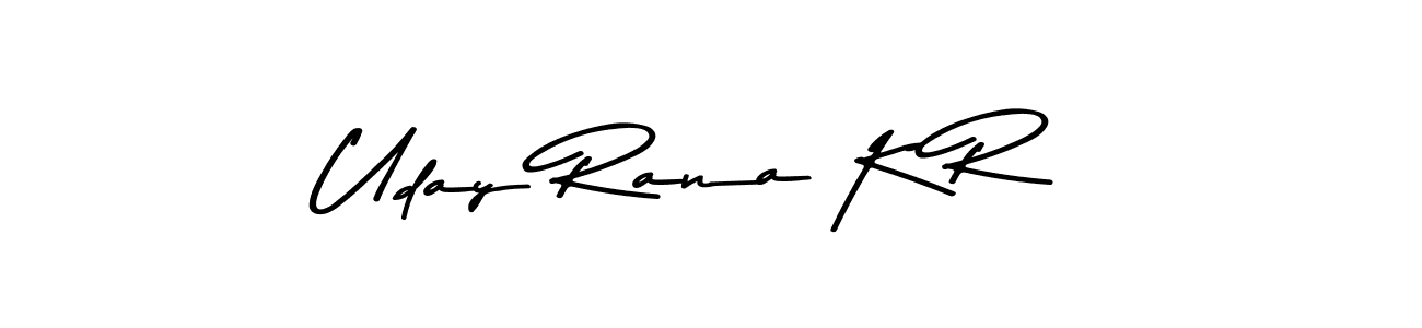 Here are the top 10 professional signature styles for the name Uday Rana K R. These are the best autograph styles you can use for your name. Uday Rana K R signature style 9 images and pictures png