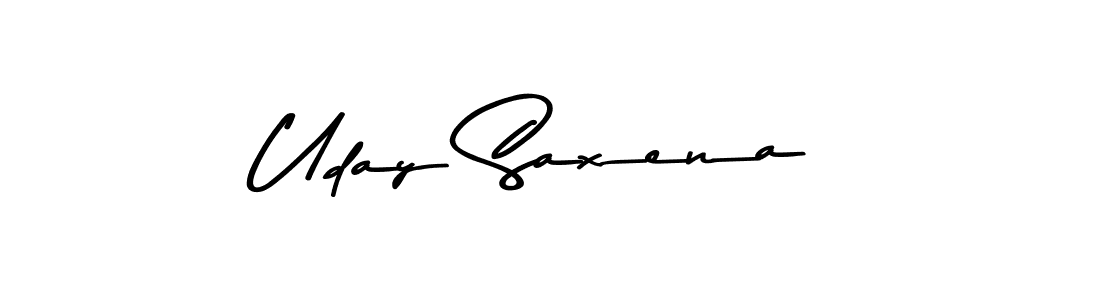 Use a signature maker to create a handwritten signature online. With this signature software, you can design (Asem Kandis PERSONAL USE) your own signature for name Uday Saxena. Uday Saxena signature style 9 images and pictures png