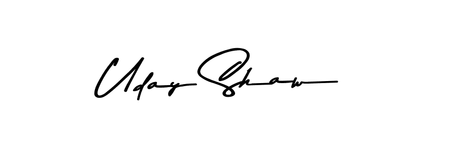 Use a signature maker to create a handwritten signature online. With this signature software, you can design (Asem Kandis PERSONAL USE) your own signature for name Uday Shaw. Uday Shaw signature style 9 images and pictures png