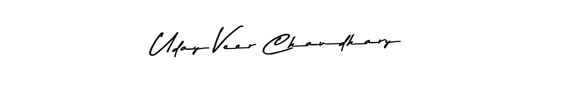 Uday Veer Chaudhary stylish signature style. Best Handwritten Sign (Asem Kandis PERSONAL USE) for my name. Handwritten Signature Collection Ideas for my name Uday Veer Chaudhary. Uday Veer Chaudhary signature style 9 images and pictures png
