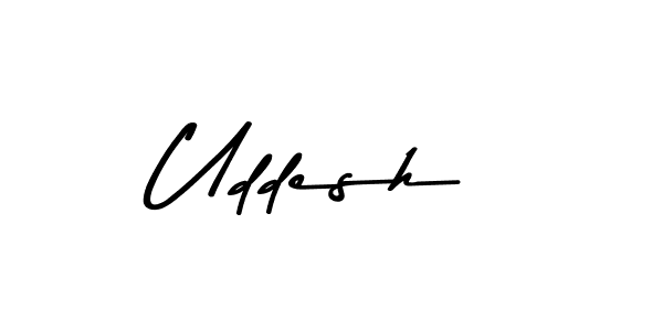 Here are the top 10 professional signature styles for the name Uddesh. These are the best autograph styles you can use for your name. Uddesh signature style 9 images and pictures png