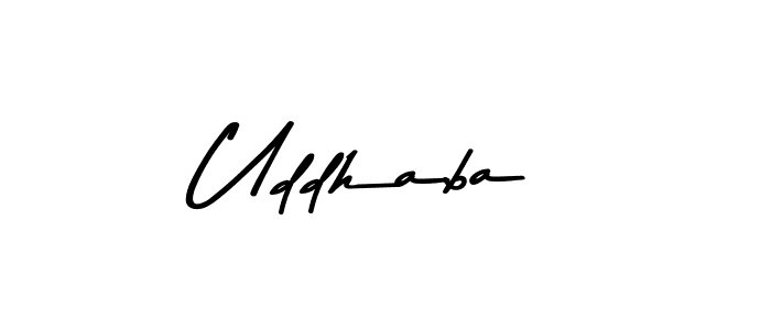 Make a beautiful signature design for name Uddhaba. Use this online signature maker to create a handwritten signature for free. Uddhaba signature style 9 images and pictures png