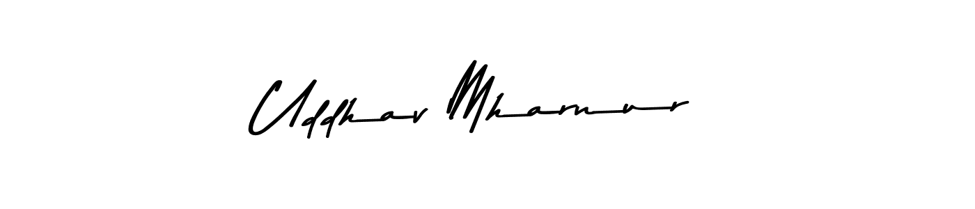 The best way (Asem Kandis PERSONAL USE) to make a short signature is to pick only two or three words in your name. The name Uddhav Mharnur include a total of six letters. For converting this name. Uddhav Mharnur signature style 9 images and pictures png