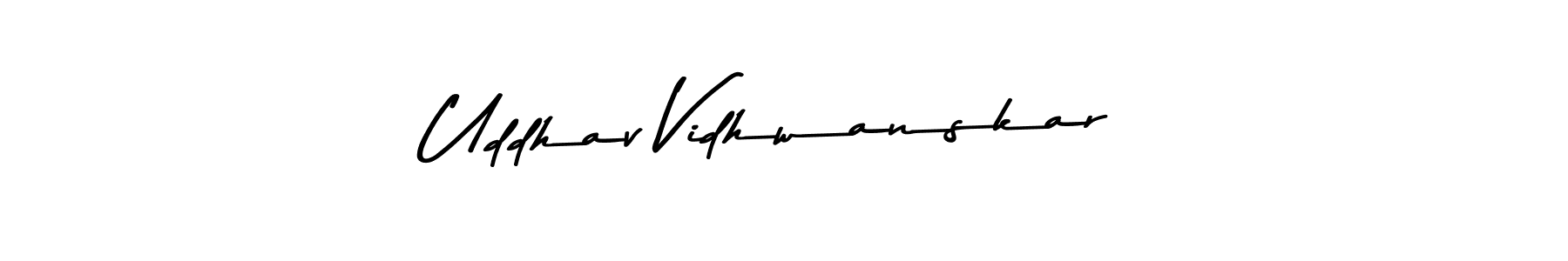 The best way (Asem Kandis PERSONAL USE) to make a short signature is to pick only two or three words in your name. The name Uddhav Vidhwanskar include a total of six letters. For converting this name. Uddhav Vidhwanskar signature style 9 images and pictures png