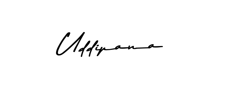 Also we have Uddipana name is the best signature style. Create professional handwritten signature collection using Asem Kandis PERSONAL USE autograph style. Uddipana signature style 9 images and pictures png