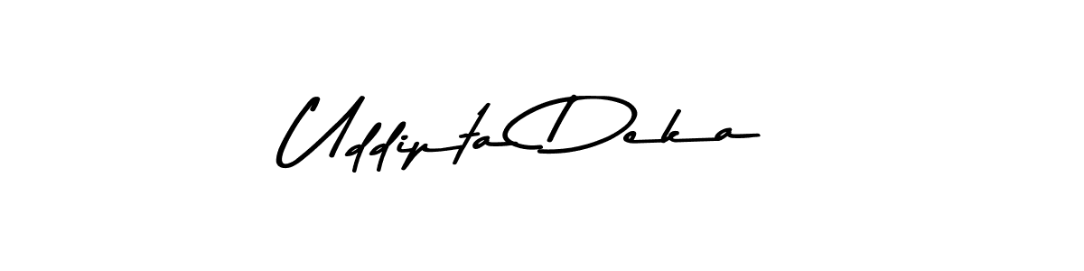 Make a beautiful signature design for name Uddipta Deka. Use this online signature maker to create a handwritten signature for free. Uddipta Deka signature style 9 images and pictures png