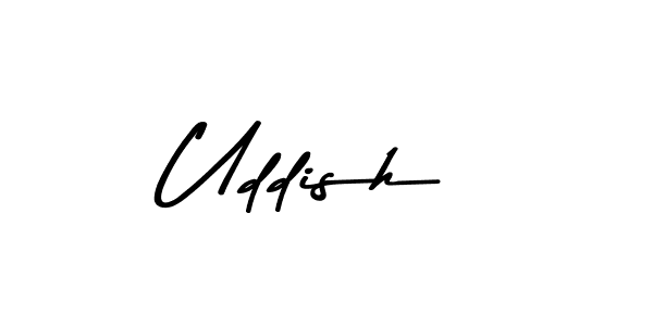 Here are the top 10 professional signature styles for the name Uddish. These are the best autograph styles you can use for your name. Uddish signature style 9 images and pictures png