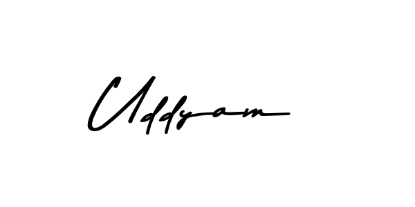 Uddyam stylish signature style. Best Handwritten Sign (Asem Kandis PERSONAL USE) for my name. Handwritten Signature Collection Ideas for my name Uddyam. Uddyam signature style 9 images and pictures png