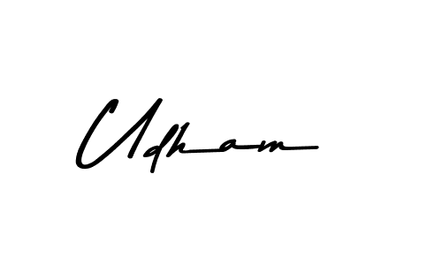 This is the best signature style for the Udham name. Also you like these signature font (Asem Kandis PERSONAL USE). Mix name signature. Udham signature style 9 images and pictures png