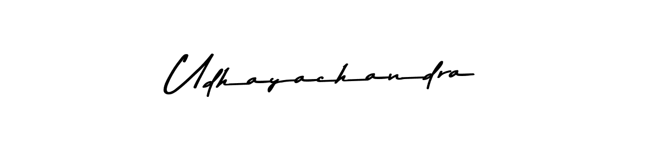 Design your own signature with our free online signature maker. With this signature software, you can create a handwritten (Asem Kandis PERSONAL USE) signature for name Udhayachandra. Udhayachandra signature style 9 images and pictures png