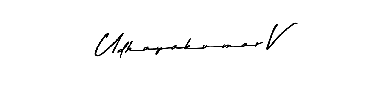 Asem Kandis PERSONAL USE is a professional signature style that is perfect for those who want to add a touch of class to their signature. It is also a great choice for those who want to make their signature more unique. Get Udhayakumar V name to fancy signature for free. Udhayakumar V signature style 9 images and pictures png