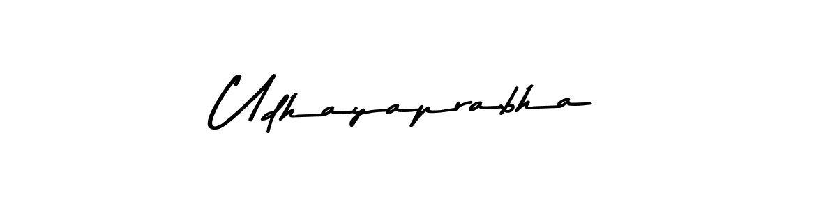 Udhayaprabha stylish signature style. Best Handwritten Sign (Asem Kandis PERSONAL USE) for my name. Handwritten Signature Collection Ideas for my name Udhayaprabha. Udhayaprabha signature style 9 images and pictures png