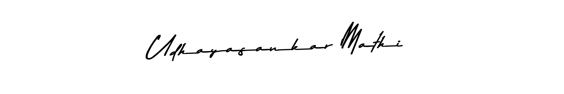 Udhayasankar Mathi stylish signature style. Best Handwritten Sign (Asem Kandis PERSONAL USE) for my name. Handwritten Signature Collection Ideas for my name Udhayasankar Mathi. Udhayasankar Mathi signature style 9 images and pictures png