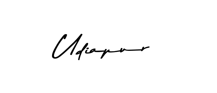 Use a signature maker to create a handwritten signature online. With this signature software, you can design (Asem Kandis PERSONAL USE) your own signature for name Udiapur. Udiapur signature style 9 images and pictures png