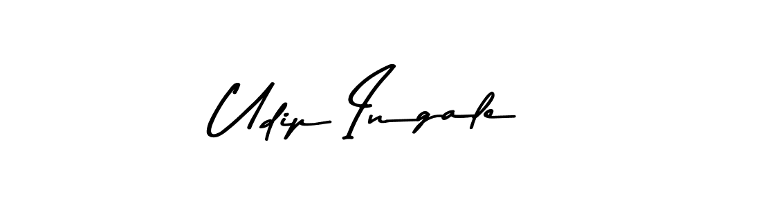 Make a beautiful signature design for name Udip Ingale. With this signature (Asem Kandis PERSONAL USE) style, you can create a handwritten signature for free. Udip Ingale signature style 9 images and pictures png