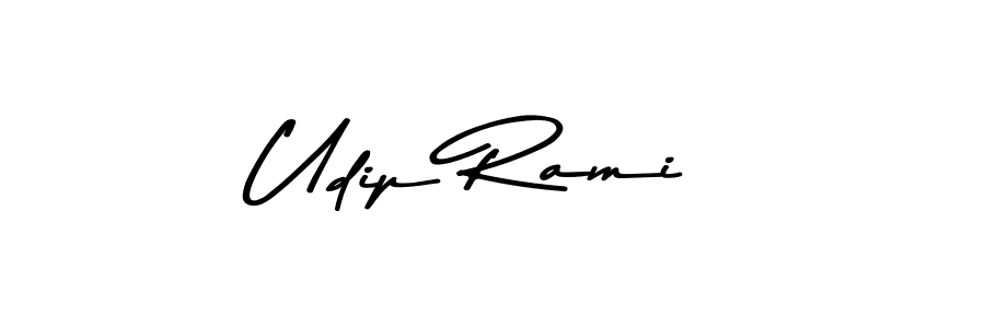 You should practise on your own different ways (Asem Kandis PERSONAL USE) to write your name (Udip Rami) in signature. don't let someone else do it for you. Udip Rami signature style 9 images and pictures png