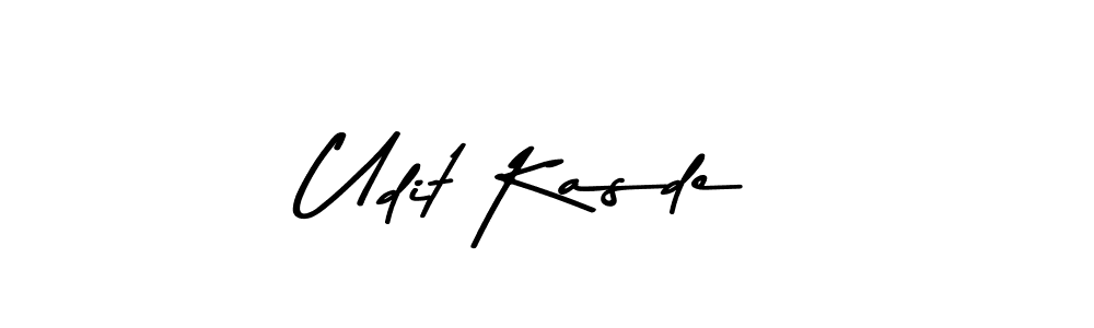 This is the best signature style for the Udit Kasde name. Also you like these signature font (Asem Kandis PERSONAL USE). Mix name signature. Udit Kasde signature style 9 images and pictures png