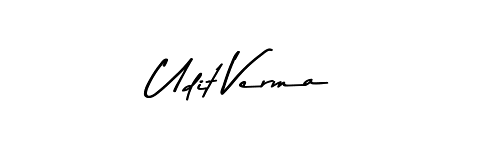 Also we have Udit Verma name is the best signature style. Create professional handwritten signature collection using Asem Kandis PERSONAL USE autograph style. Udit Verma signature style 9 images and pictures png