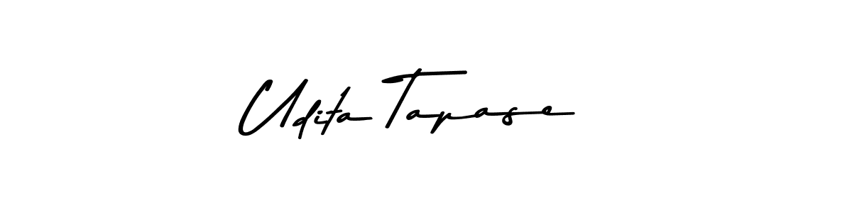 Make a beautiful signature design for name Udita Tapase. Use this online signature maker to create a handwritten signature for free. Udita Tapase signature style 9 images and pictures png