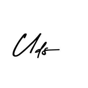 This is the best signature style for the Uds name. Also you like these signature font (Asem Kandis PERSONAL USE). Mix name signature. Uds signature style 9 images and pictures png