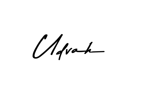 if you are searching for the best signature style for your name Udvah. so please give up your signature search. here we have designed multiple signature styles  using Asem Kandis PERSONAL USE. Udvah signature style 9 images and pictures png