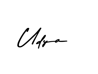 Use a signature maker to create a handwritten signature online. With this signature software, you can design (Asem Kandis PERSONAL USE) your own signature for name Udya. Udya signature style 9 images and pictures png