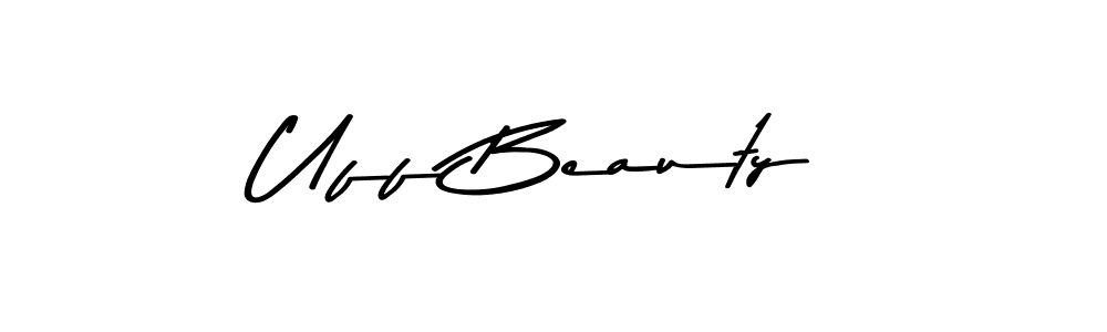 Use a signature maker to create a handwritten signature online. With this signature software, you can design (Asem Kandis PERSONAL USE) your own signature for name Uff Beauty. Uff Beauty signature style 9 images and pictures png