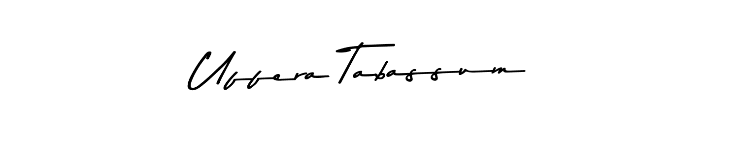 Uffera Tabassum stylish signature style. Best Handwritten Sign (Asem Kandis PERSONAL USE) for my name. Handwritten Signature Collection Ideas for my name Uffera Tabassum. Uffera Tabassum signature style 9 images and pictures png