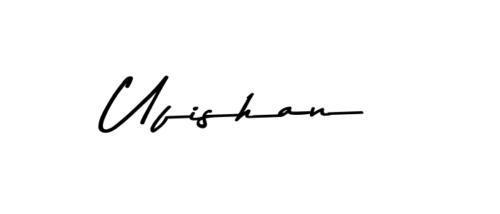 Use a signature maker to create a handwritten signature online. With this signature software, you can design (Asem Kandis PERSONAL USE) your own signature for name Ufishan. Ufishan signature style 9 images and pictures png