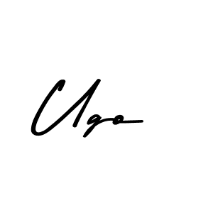 Design your own signature with our free online signature maker. With this signature software, you can create a handwritten (Asem Kandis PERSONAL USE) signature for name Ugo. Ugo signature style 9 images and pictures png