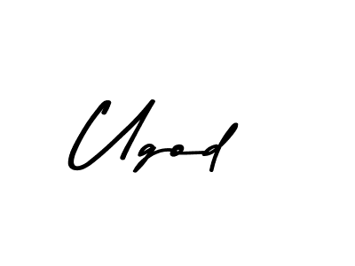 Make a beautiful signature design for name Ugod. With this signature (Asem Kandis PERSONAL USE) style, you can create a handwritten signature for free. Ugod signature style 9 images and pictures png