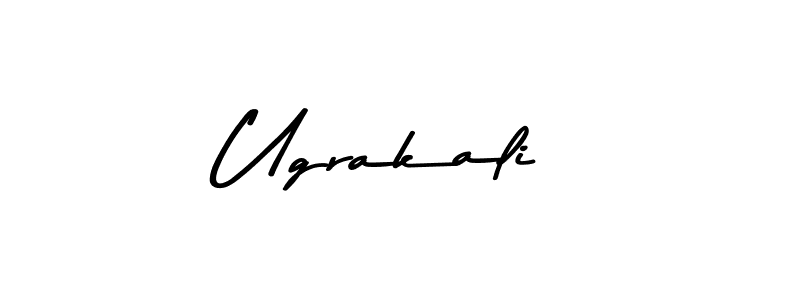 How to Draw Ugrakali signature style? Asem Kandis PERSONAL USE is a latest design signature styles for name Ugrakali. Ugrakali signature style 9 images and pictures png