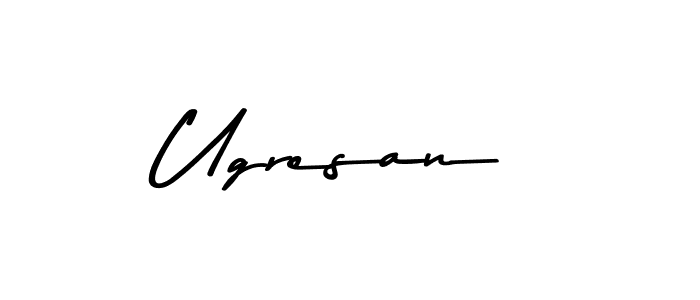 How to Draw Ugresan signature style? Asem Kandis PERSONAL USE is a latest design signature styles for name Ugresan. Ugresan signature style 9 images and pictures png