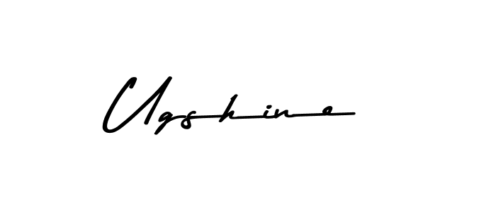 Design your own signature with our free online signature maker. With this signature software, you can create a handwritten (Asem Kandis PERSONAL USE) signature for name Ugshine. Ugshine signature style 9 images and pictures png