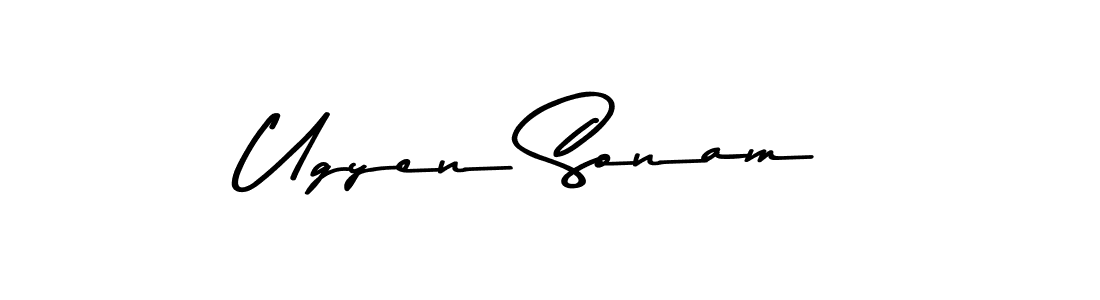 if you are searching for the best signature style for your name Ugyen Sonam. so please give up your signature search. here we have designed multiple signature styles  using Asem Kandis PERSONAL USE. Ugyen Sonam signature style 9 images and pictures png