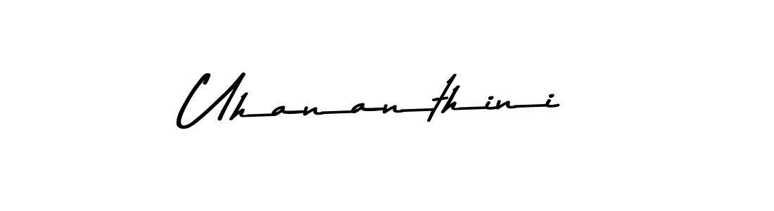 Uhananthini stylish signature style. Best Handwritten Sign (Asem Kandis PERSONAL USE) for my name. Handwritten Signature Collection Ideas for my name Uhananthini. Uhananthini signature style 9 images and pictures png