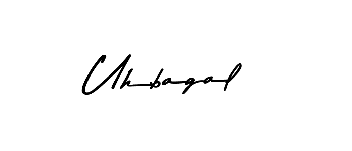 Make a beautiful signature design for name Uhbagal. With this signature (Asem Kandis PERSONAL USE) style, you can create a handwritten signature for free. Uhbagal signature style 9 images and pictures png