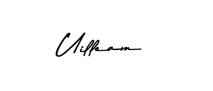 Design your own signature with our free online signature maker. With this signature software, you can create a handwritten (Asem Kandis PERSONAL USE) signature for name Uilleam. Uilleam signature style 9 images and pictures png