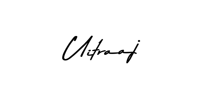 Create a beautiful signature design for name Uitraaj. With this signature (Asem Kandis PERSONAL USE) fonts, you can make a handwritten signature for free. Uitraaj signature style 9 images and pictures png