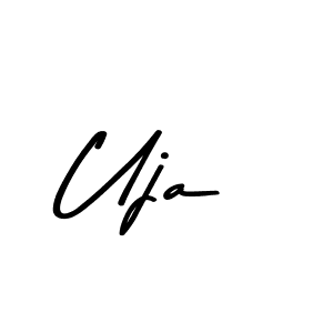 Similarly Asem Kandis PERSONAL USE is the best handwritten signature design. Signature creator online .You can use it as an online autograph creator for name Uja. Uja signature style 9 images and pictures png