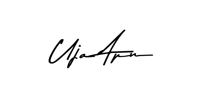 Uja Apn stylish signature style. Best Handwritten Sign (Asem Kandis PERSONAL USE) for my name. Handwritten Signature Collection Ideas for my name Uja Apn. Uja Apn signature style 9 images and pictures png