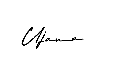 How to make Ujana name signature. Use Asem Kandis PERSONAL USE style for creating short signs online. This is the latest handwritten sign. Ujana signature style 9 images and pictures png