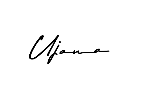 How to make Ujana name signature. Use Asem Kandis PERSONAL USE style for creating short signs online. This is the latest handwritten sign. Ujana signature style 9 images and pictures png