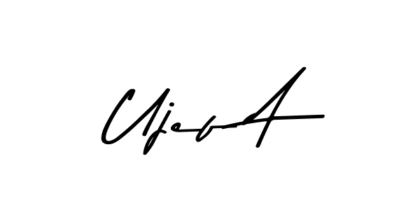 It looks lik you need a new signature style for name Ujef A. Design unique handwritten (Asem Kandis PERSONAL USE) signature with our free signature maker in just a few clicks. Ujef A signature style 9 images and pictures png