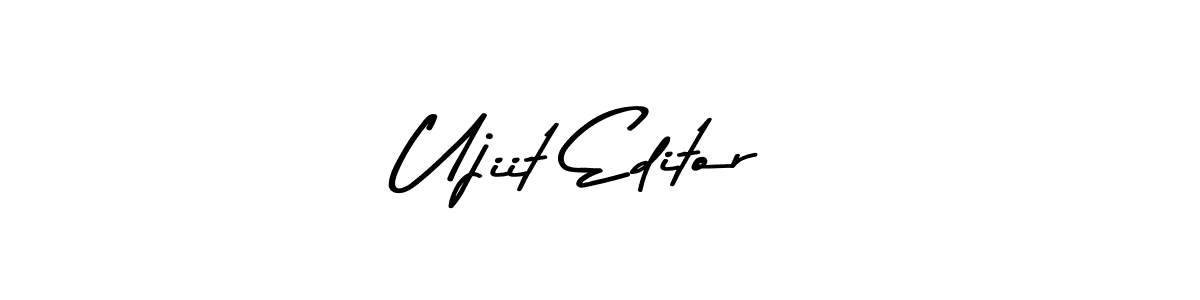 Also we have Ujiit Editor name is the best signature style. Create professional handwritten signature collection using Asem Kandis PERSONAL USE autograph style. Ujiit Editor signature style 9 images and pictures png