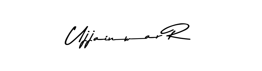 Design your own signature with our free online signature maker. With this signature software, you can create a handwritten (Asem Kandis PERSONAL USE) signature for name Ujjainwar R. Ujjainwar R signature style 9 images and pictures png