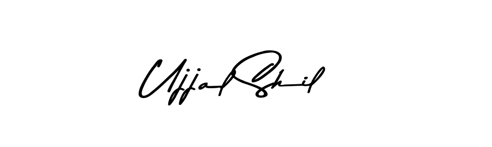 Create a beautiful signature design for name Ujjal Shil. With this signature (Asem Kandis PERSONAL USE) fonts, you can make a handwritten signature for free. Ujjal Shil signature style 9 images and pictures png