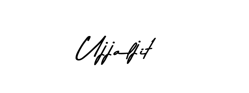 How to make Ujjaljit name signature. Use Asem Kandis PERSONAL USE style for creating short signs online. This is the latest handwritten sign. Ujjaljit signature style 9 images and pictures png