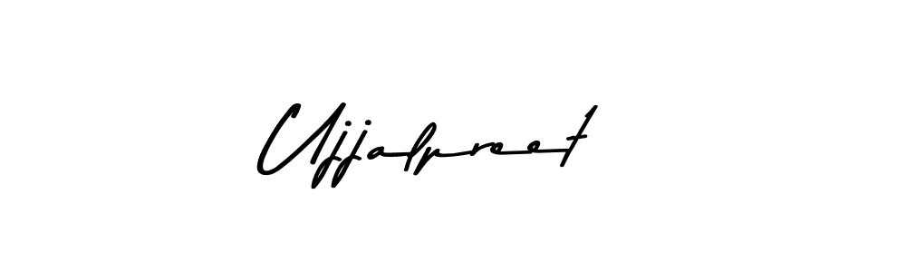 Make a beautiful signature design for name Ujjalpreet. With this signature (Asem Kandis PERSONAL USE) style, you can create a handwritten signature for free. Ujjalpreet signature style 9 images and pictures png