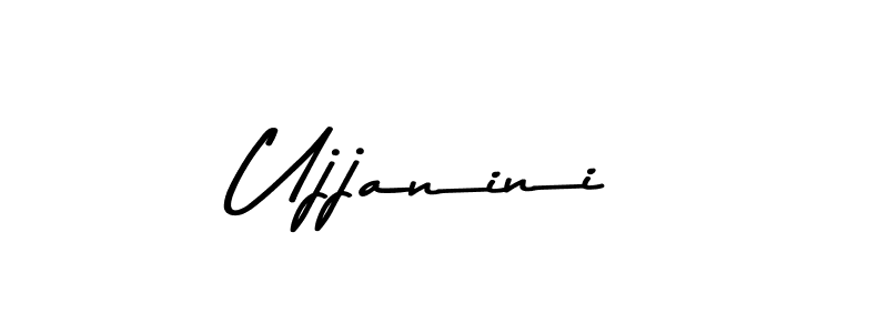 Similarly Asem Kandis PERSONAL USE is the best handwritten signature design. Signature creator online .You can use it as an online autograph creator for name Ujjanini. Ujjanini signature style 9 images and pictures png